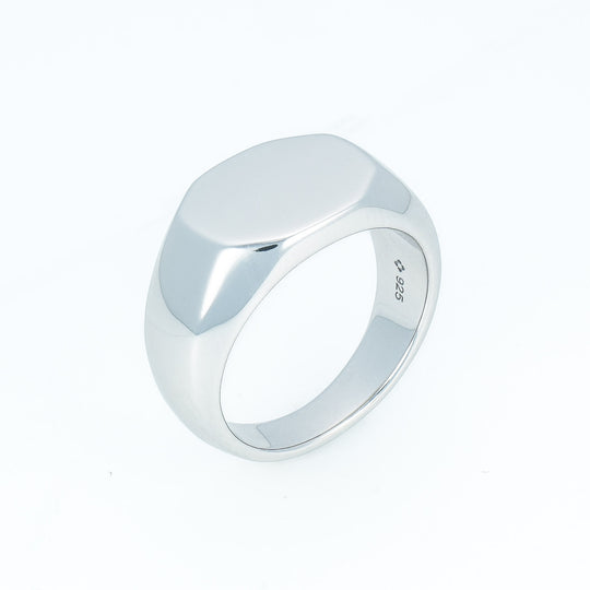Octagon Signet Ring (Engravable)