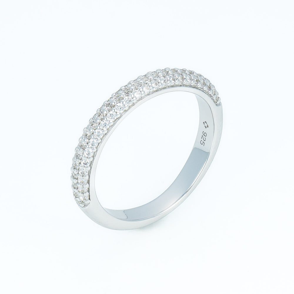 Double Pavé Eternity Band