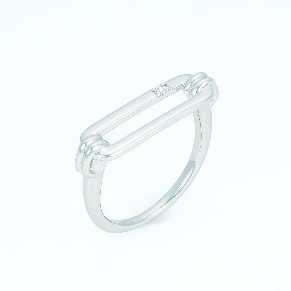 Chunky Paperclip Ring