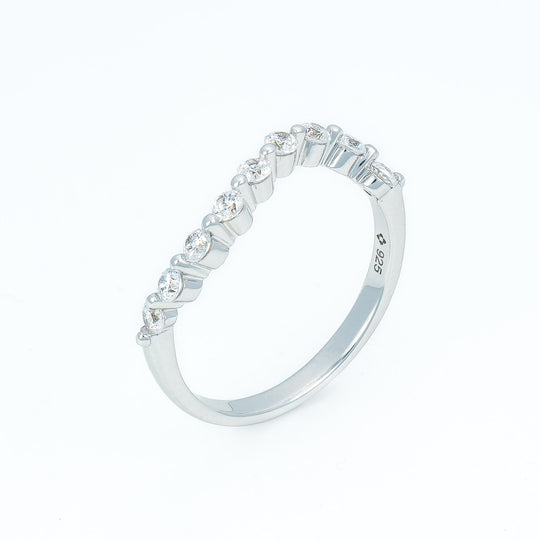 Wave Stone Eternity Band