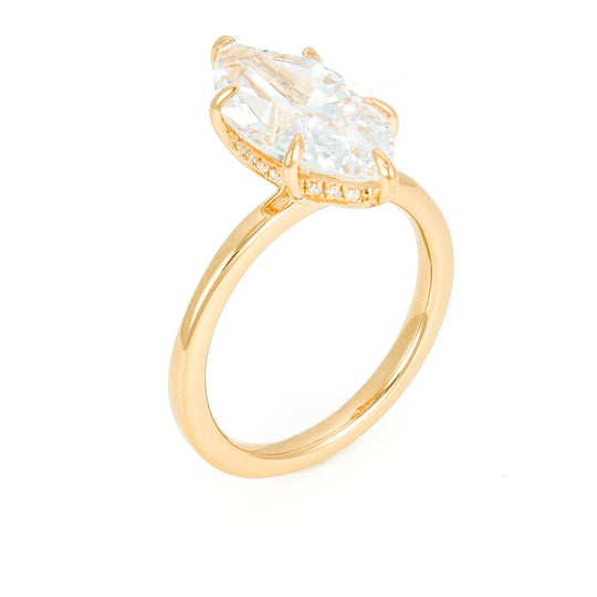 3 Carat Marquise Solitaire Promise Ring