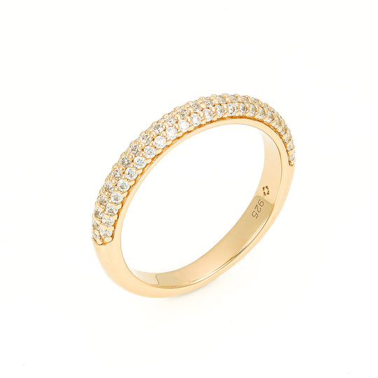 Double Pavé Eternity Band