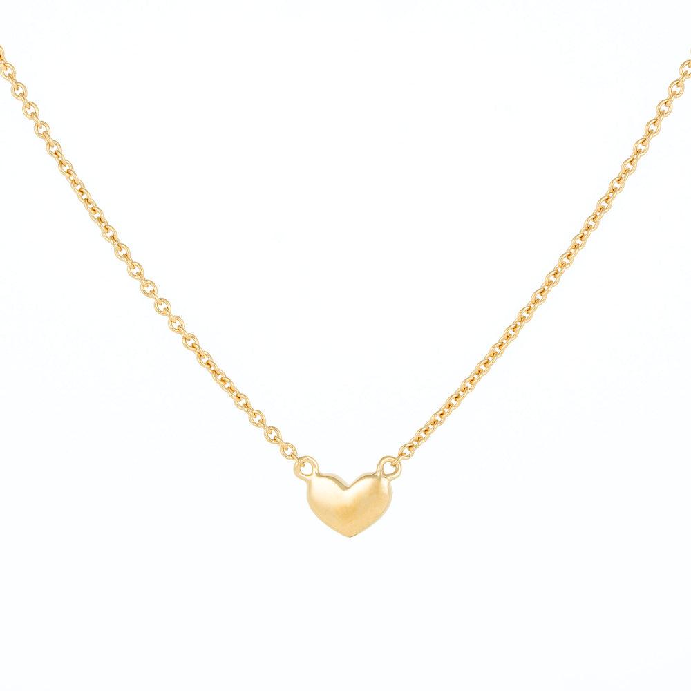 Pave Love Heart Necklace