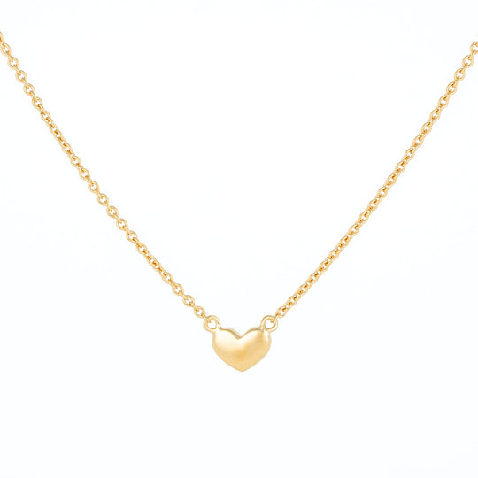 Pave Love Heart Necklace