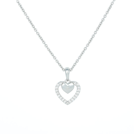 Forever In My Heart Two-Tier Dangle Necklace