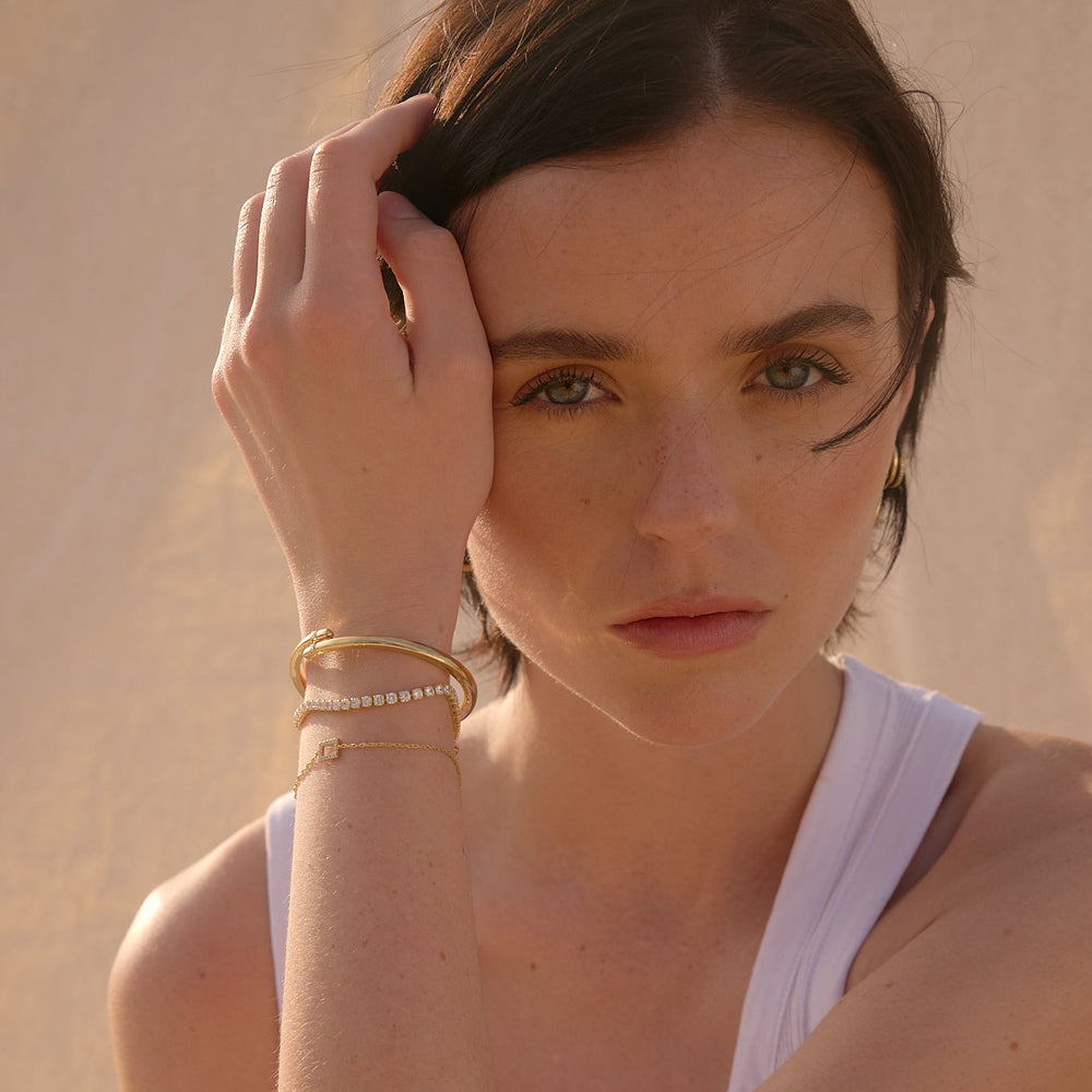 NAIMA tennis bracelet bangle thin bracelet stacking style summer 2025