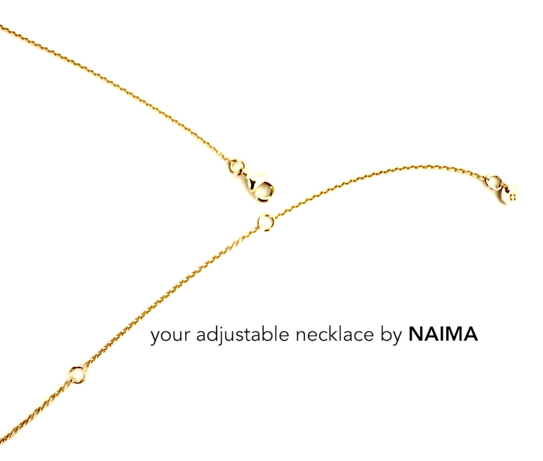 NAIMA adjustable necklace for layering stacking styling jewellery