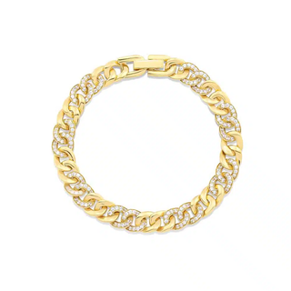 Pavé Cuban Chain Bracelet