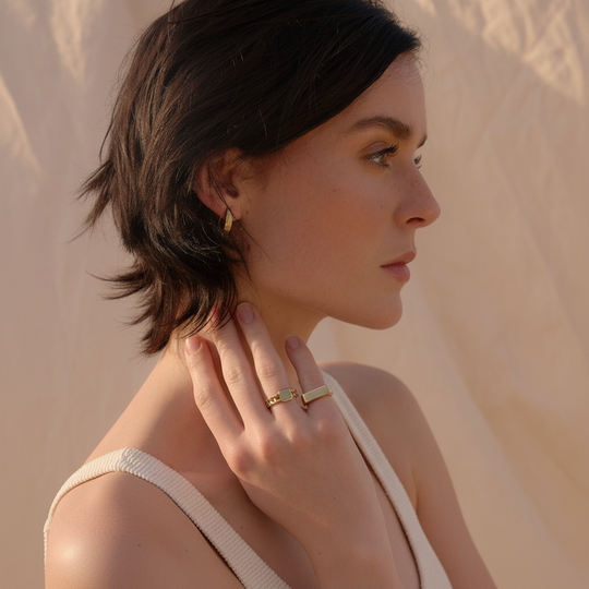 Gold Signet Rings for her