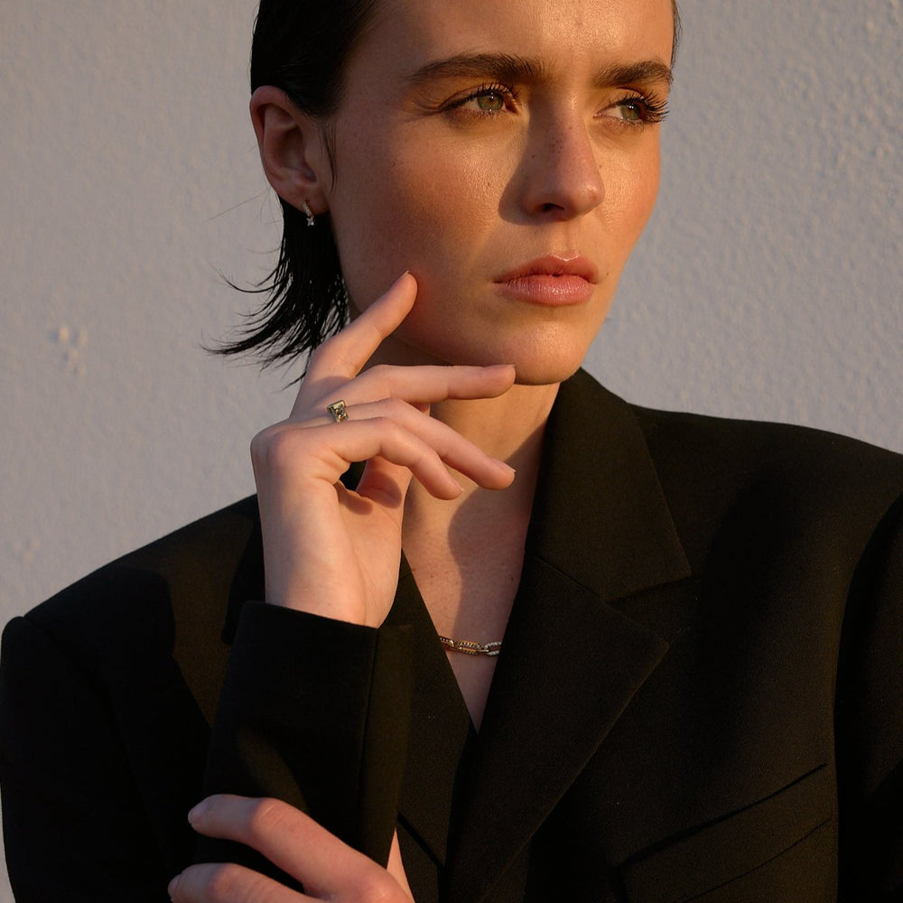 NAIMA best online jewellery paperclip chain necklace style