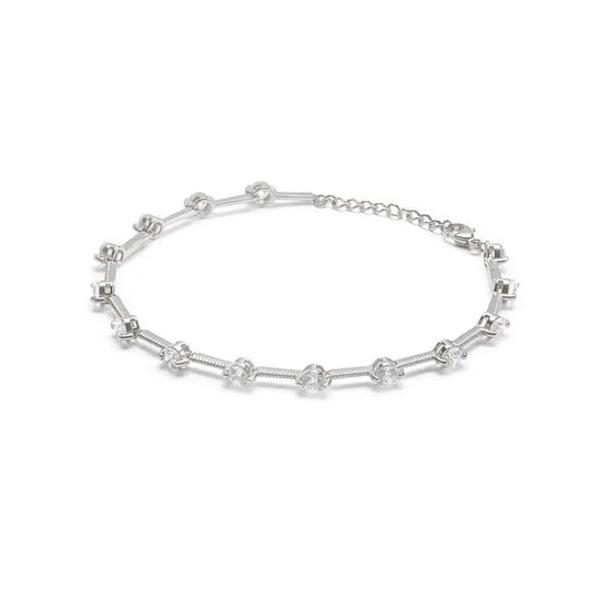 NAIMA tennis bracelet with twisted bar design timeliness silver 925