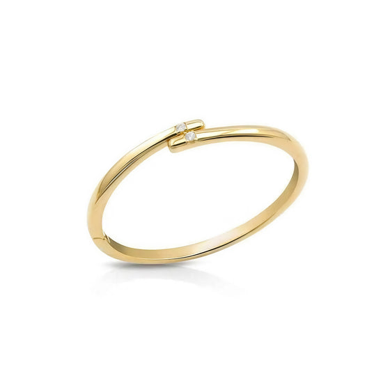 Crossover Hinged Bangle
