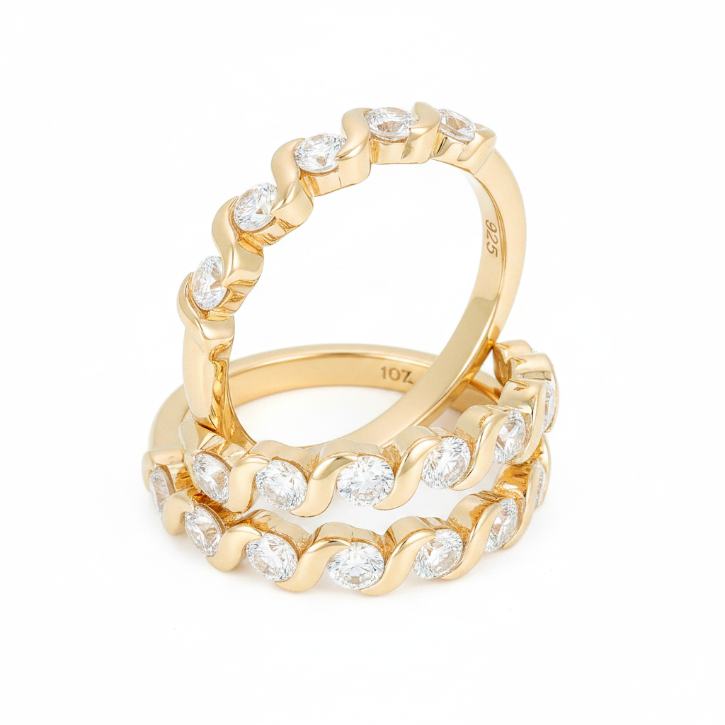 Twisted Vine Promise Band Ring